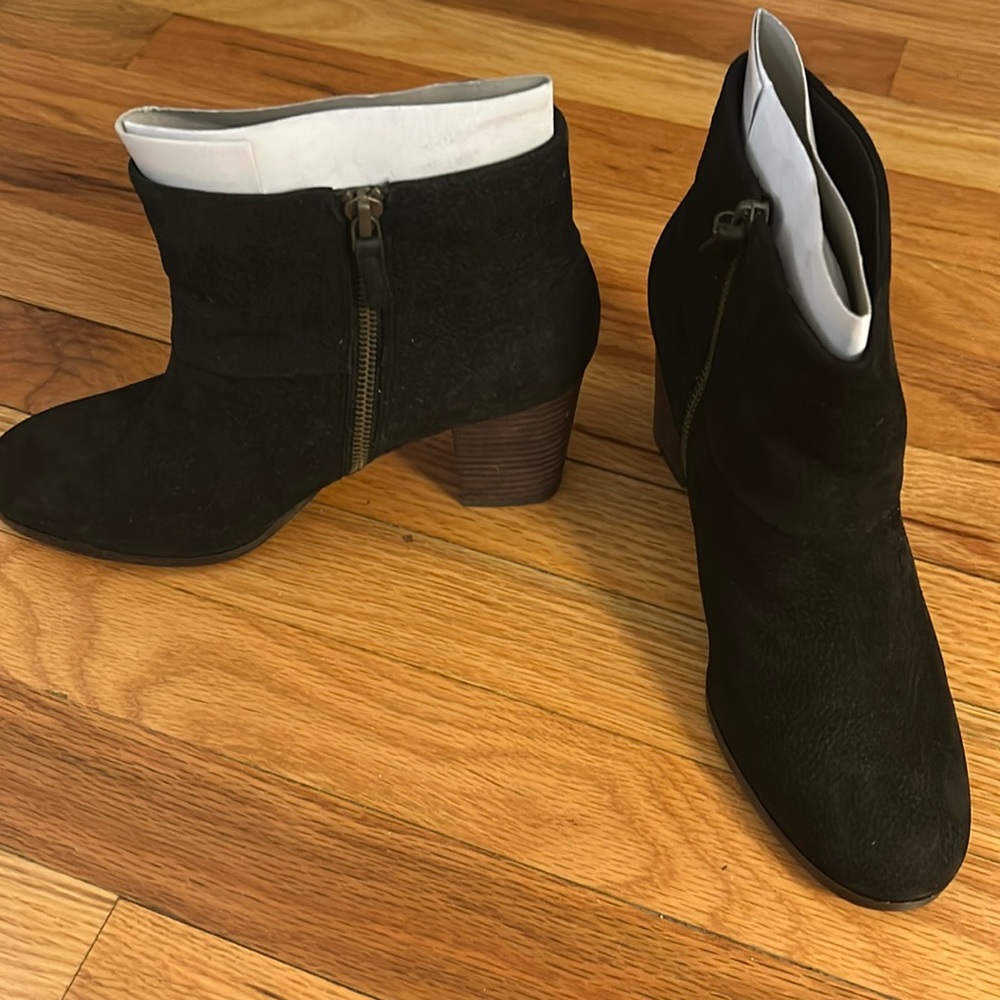 Cole Haan Cassidy Bootie in Black Nubuck